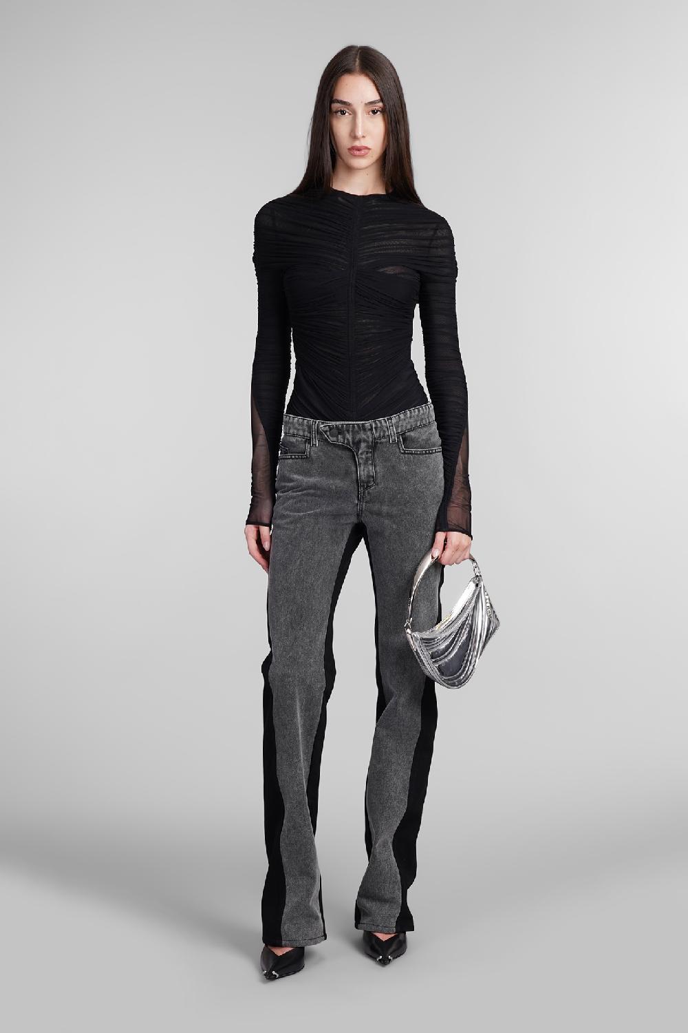 Deliberti Mugler Body In Poliammide Nera Cod. 404122 - Deliberti The Luxury Shopping