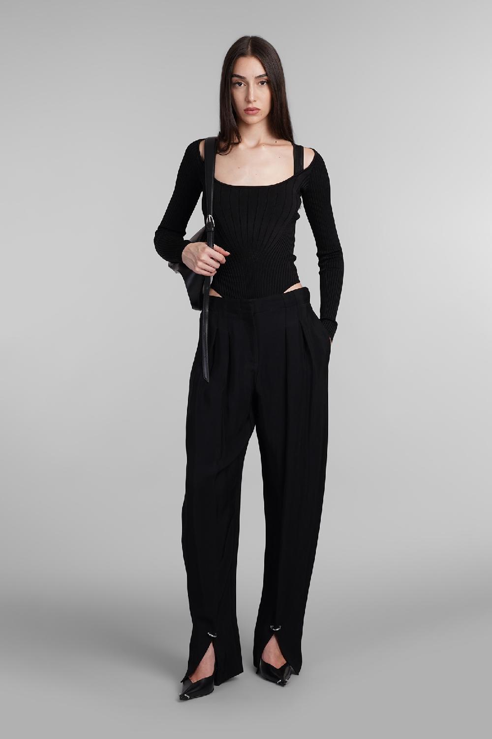 Deliberti Mugler Body In Rayon Nero Cod. 404123 - Deliberti The Luxury Shopping