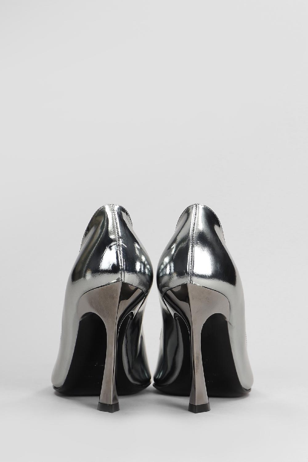 Deliberti Mugler Decollete In Pelle Argento Cod. 408648 - Deliberti The Luxury Shopping