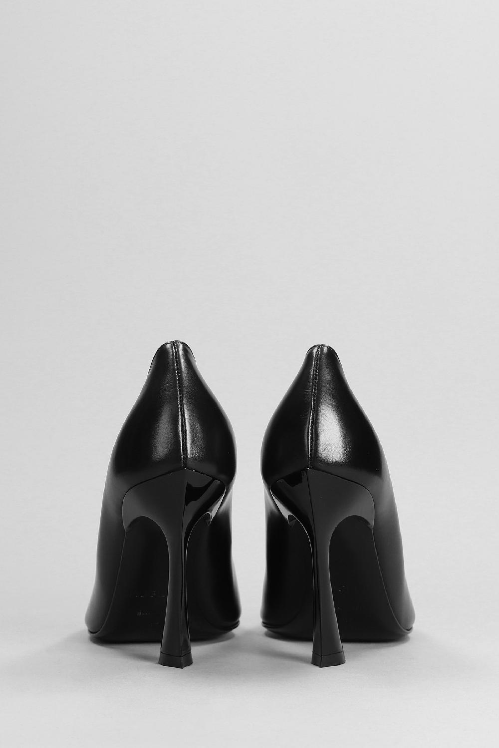 Deliberti Mugler Decollete In Pelle Nera Cod. 403678 - Deliberti The Luxury Shopping
