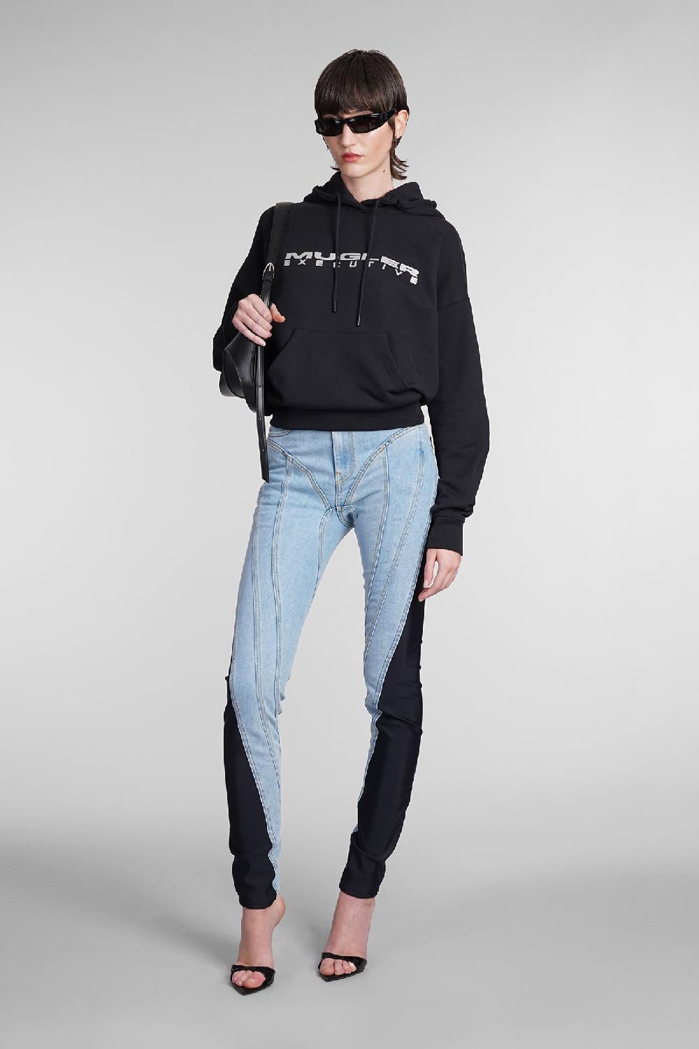 Deliberti Mugler Felpa In Cotone Nero Cod. 393194 - Deliberti The Luxury Shopping