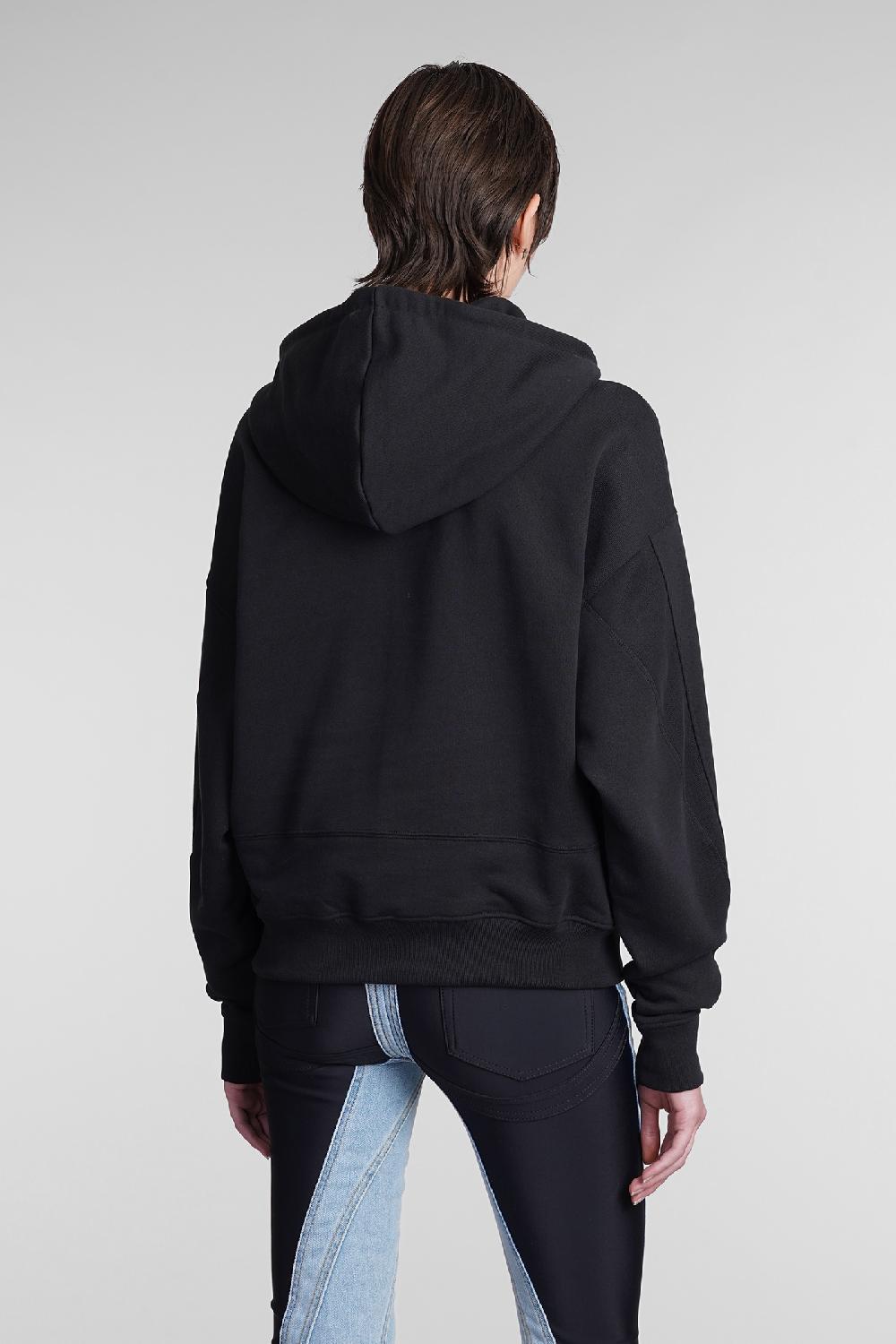 Deliberti Mugler Felpa In Cotone Nero Cod. 393194 - Deliberti The Luxury Shopping