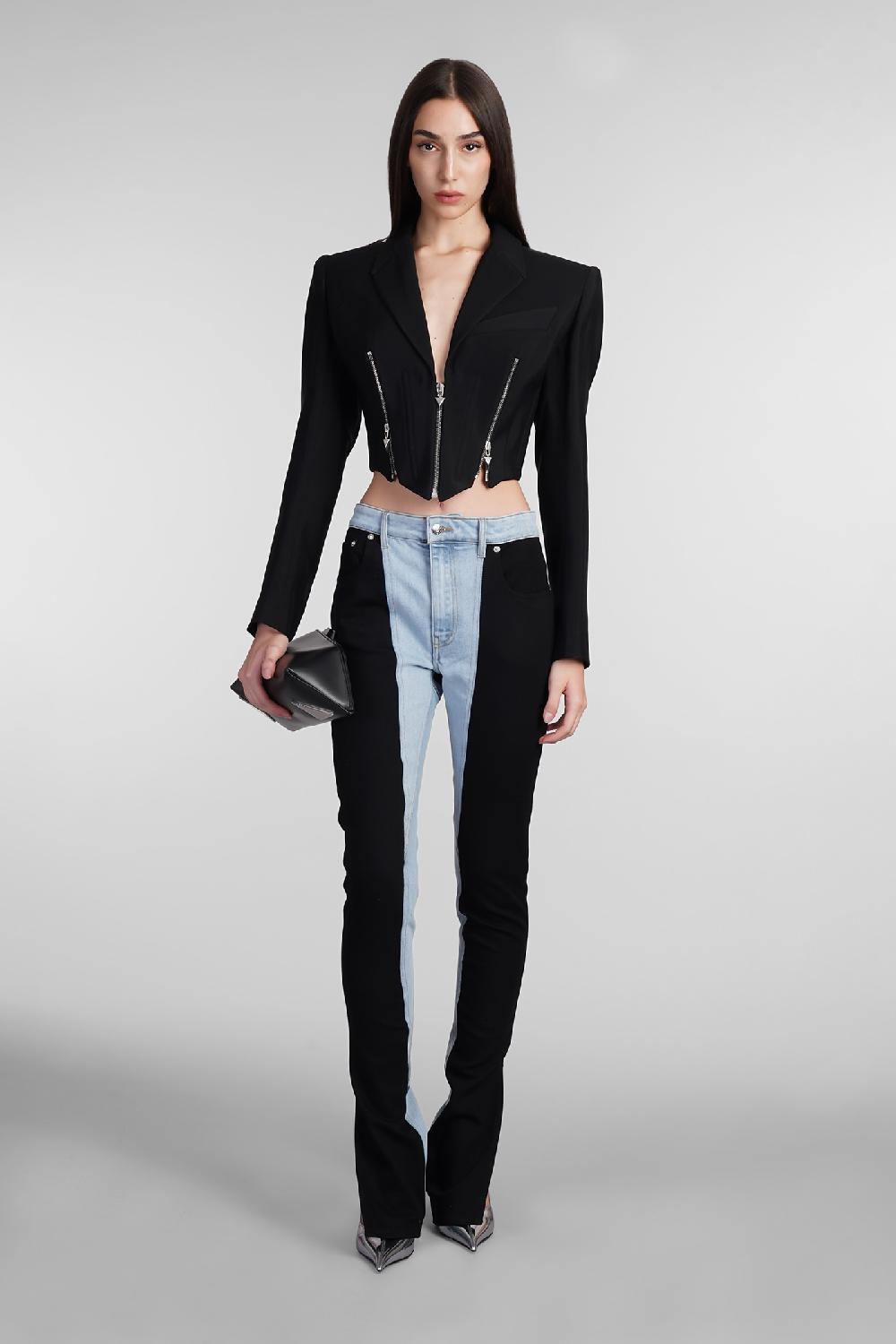 Deliberti Mugler Giacca Casual In Lana Nera Cod. 409205 - Deliberti The Luxury Shopping
