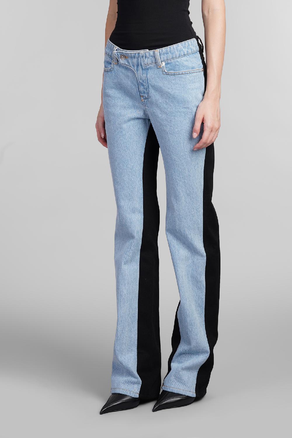 Deliberti Mugler Jeans In Cotone Blu Cod. 406340 - Deliberti The Luxury Shopping