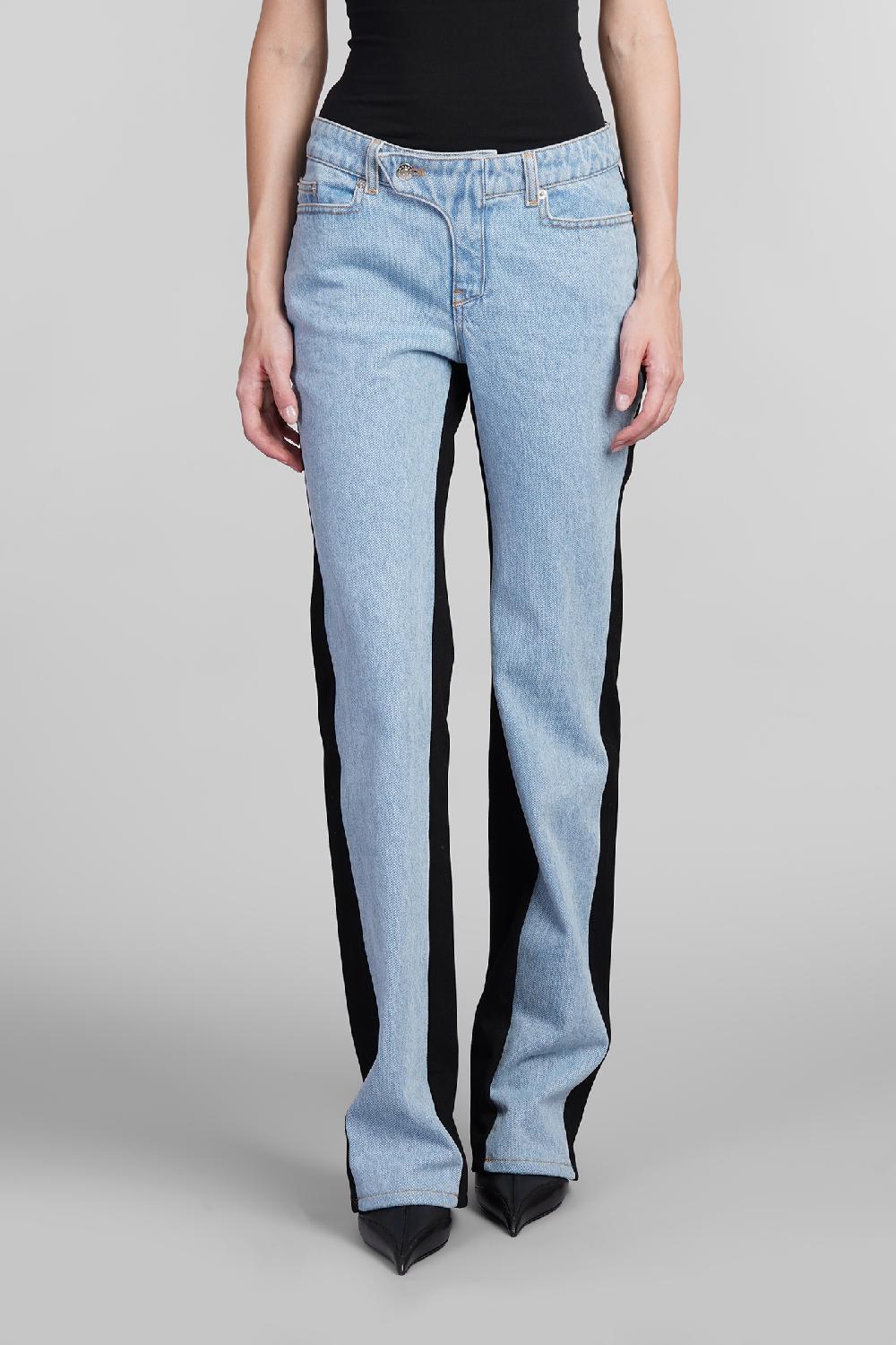 Deliberti Mugler Jeans in cotone blu cod. 406340 - Deliberti The Luxury Shopping