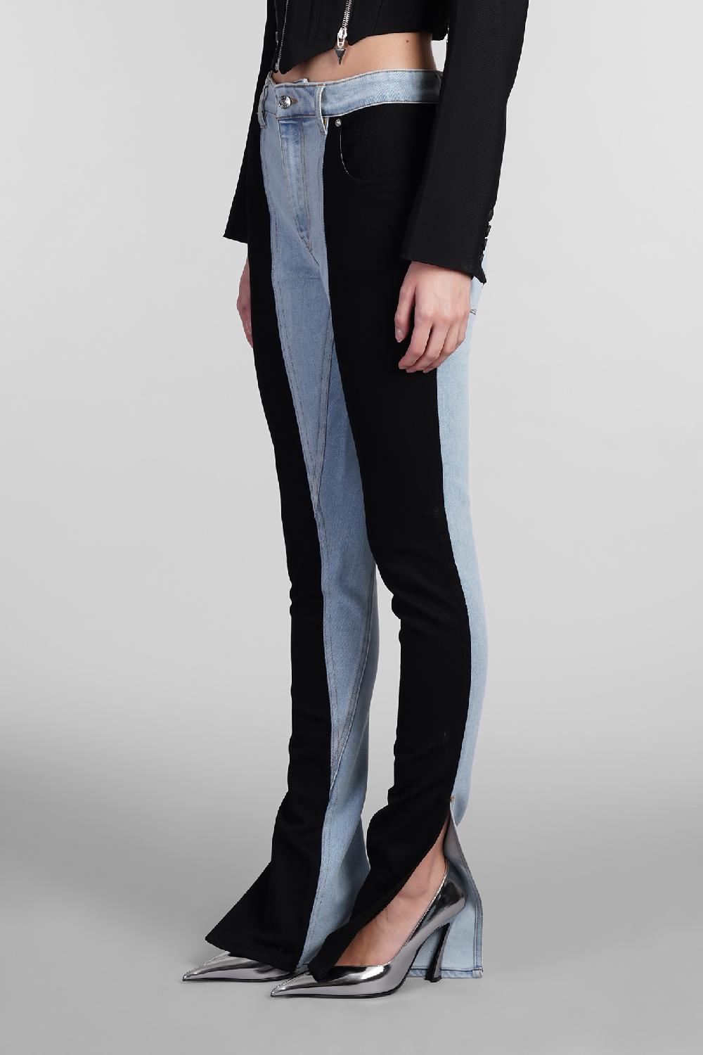 Deliberti Mugler Jeans In Cotone Blu Cod. 409204 - Deliberti The Luxury Shopping