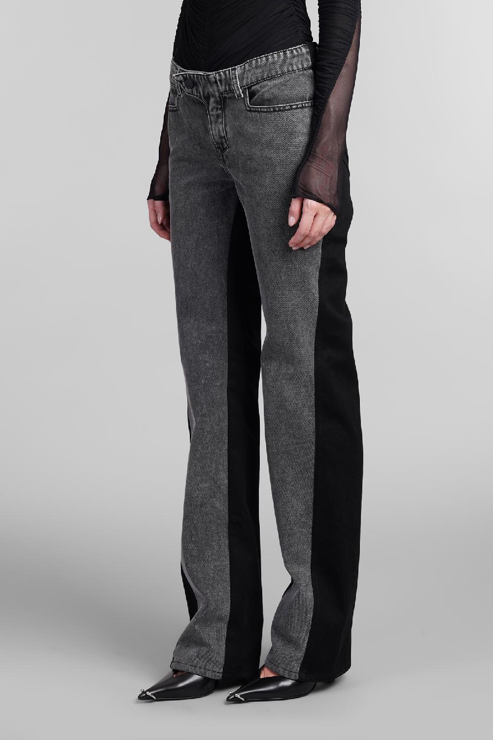 Deliberti Mugler Jeans In Cotone Nero Cod. 406341 - Deliberti The Luxury Shopping