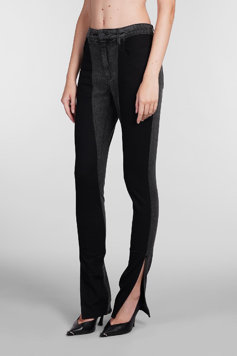 Deliberti Mugler Jeans In Cotone Nero Cod. 406706 - Deliberti The Luxury Shopping
