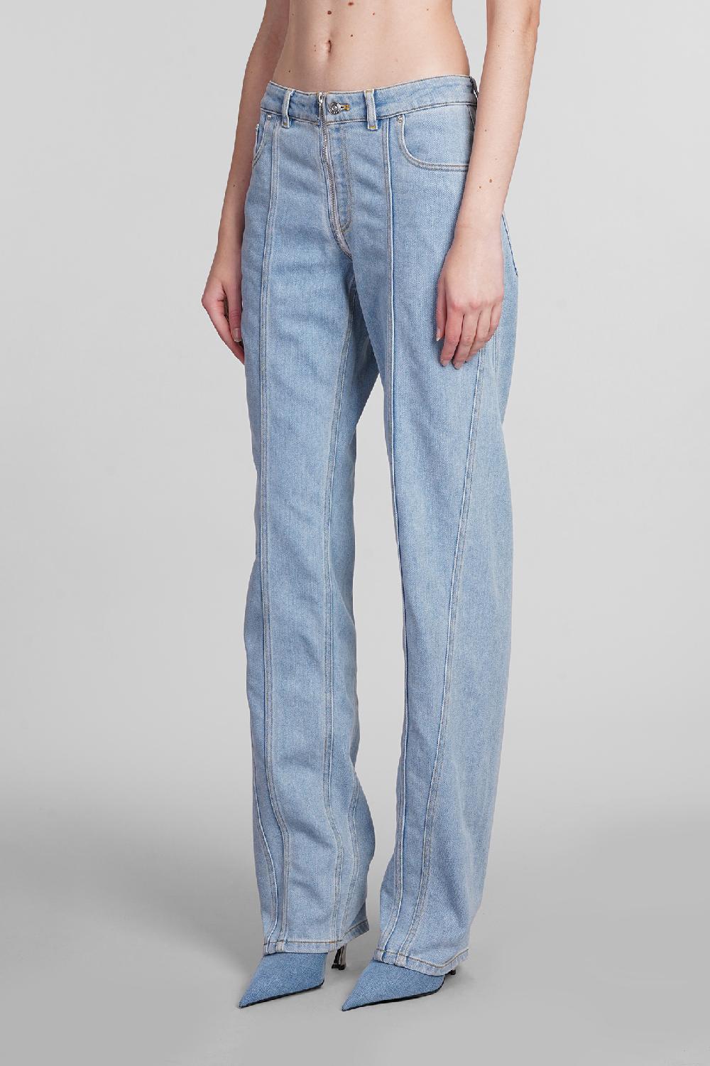 Deliberti Mugler Jeans In Denim Blu Cod. 400898 - Deliberti The Luxury Shopping