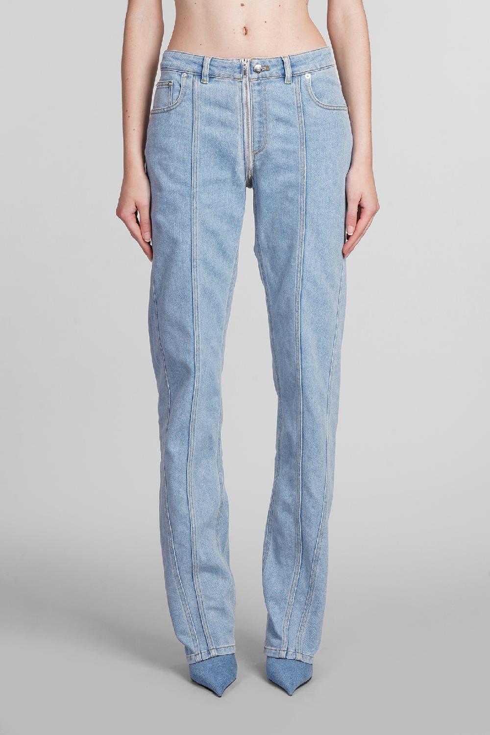 Deliberti Mugler Jeans in denim blu cod. 400898 - Deliberti The Luxury Shopping
