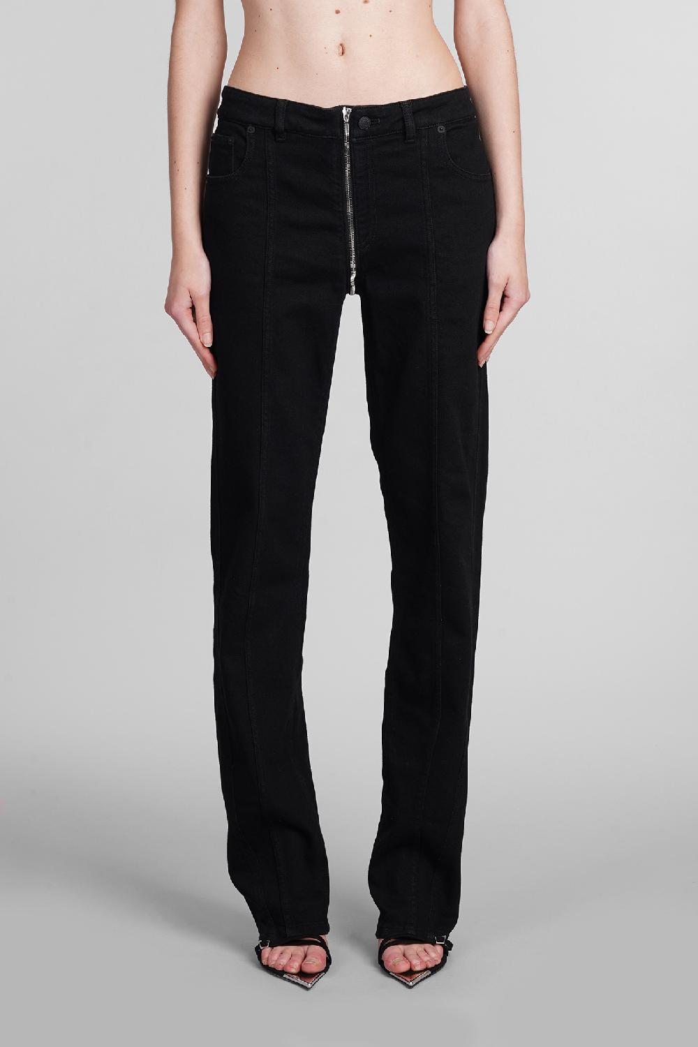 Deliberti Mugler Jeans in denim nero cod. 400897 - Deliberti The Luxury Shopping
