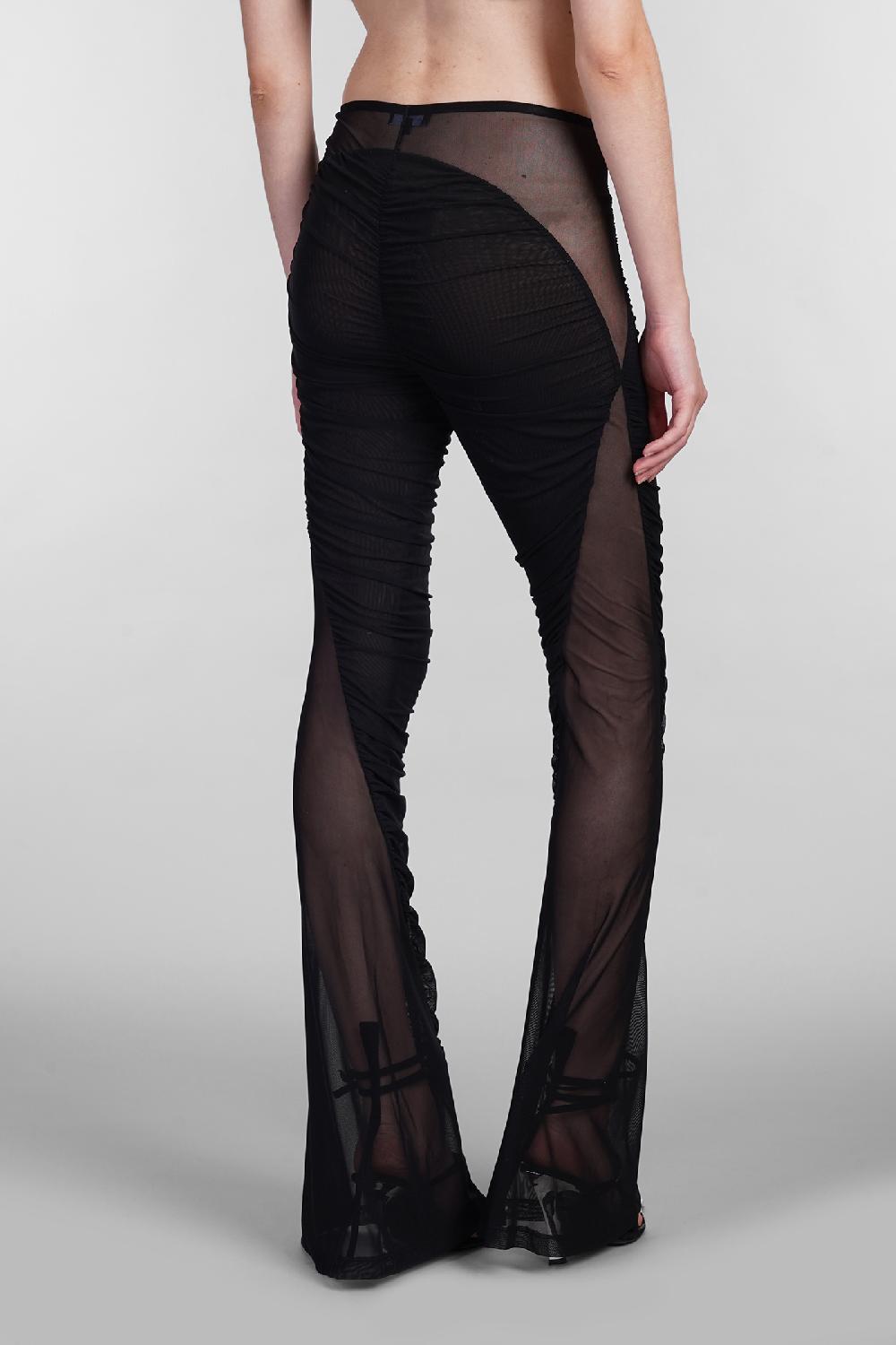 Deliberti Mugler Pantalone In Poliammide Nera Cod. 402656 - Deliberti The Luxury Shopping