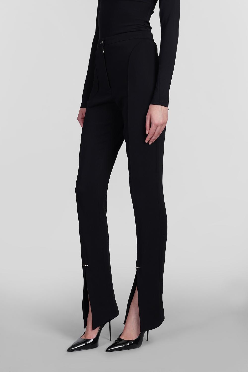 Deliberti Mugler Pantalone In Viscosa Nera Cod. 402662 - Deliberti The Luxury Shopping