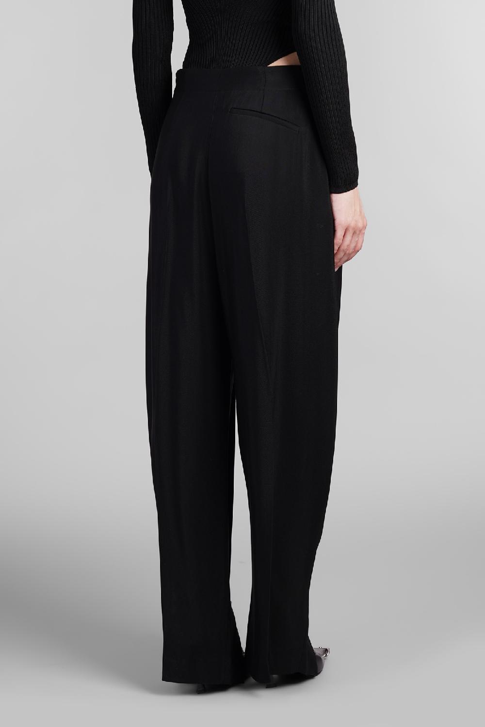 Deliberti Mugler Pantalone In Viscosa Nera Cod. 405084 - Deliberti The Luxury Shopping