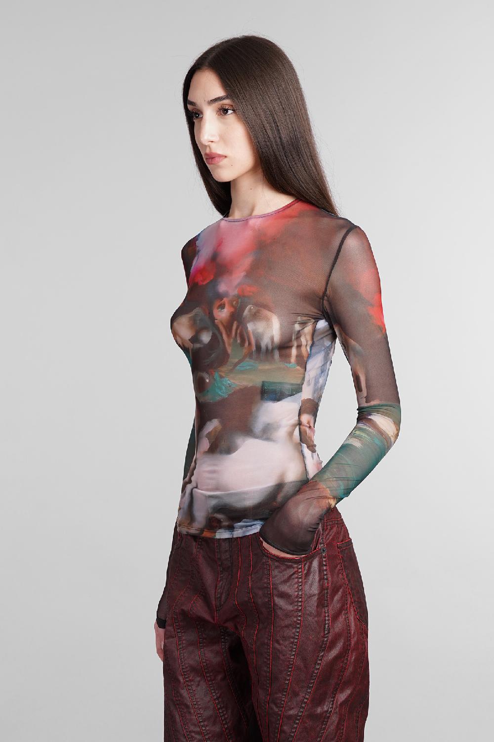 Deliberti Mugler Topwear In Poliammide Multicolor Cod. 406240 - Deliberti The Luxury Shopping