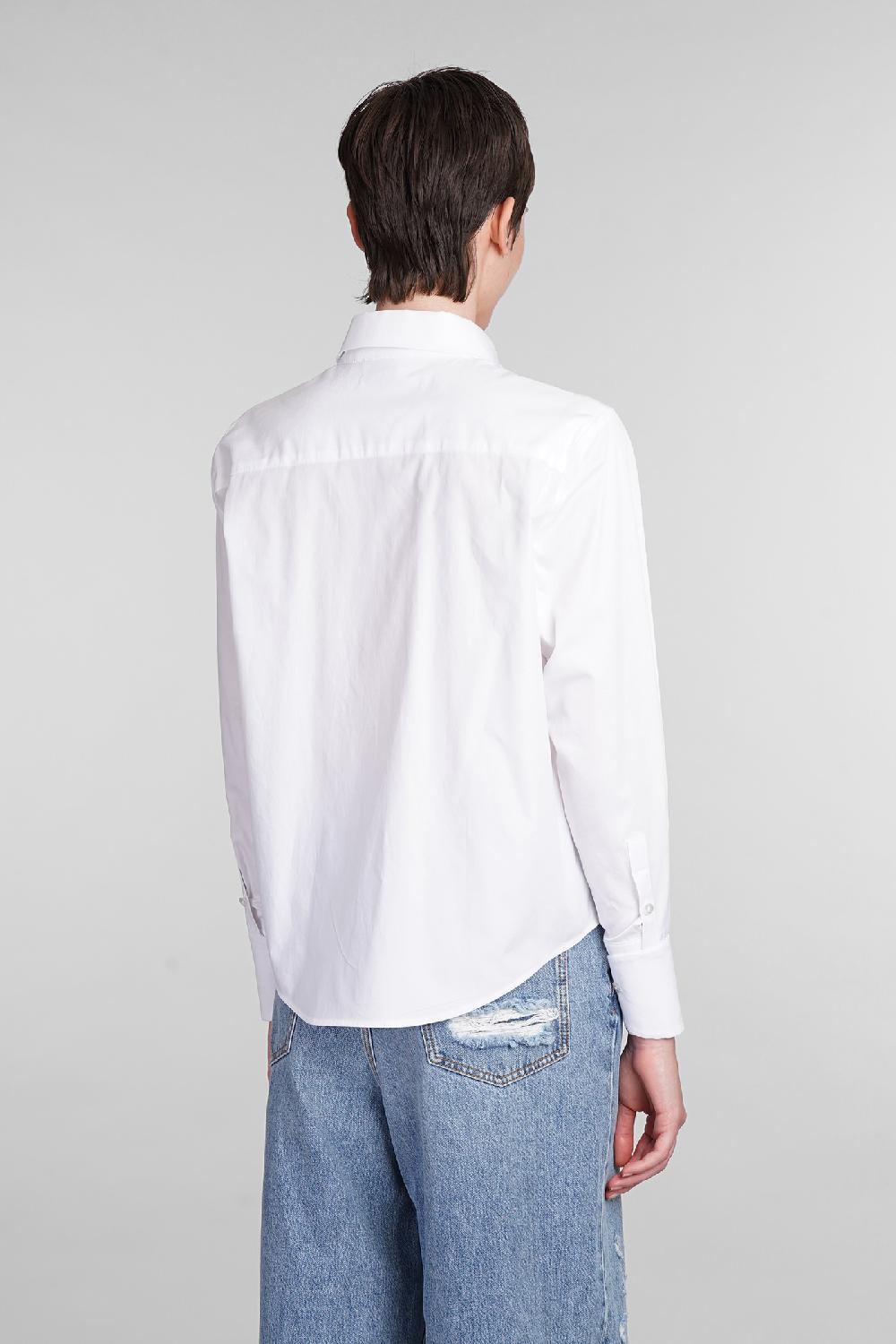 Deliberti MVP Wardrobe Camicia Cocoa In Cotone Bianco Cod. 409492 - Deliberti The Luxury Shopping