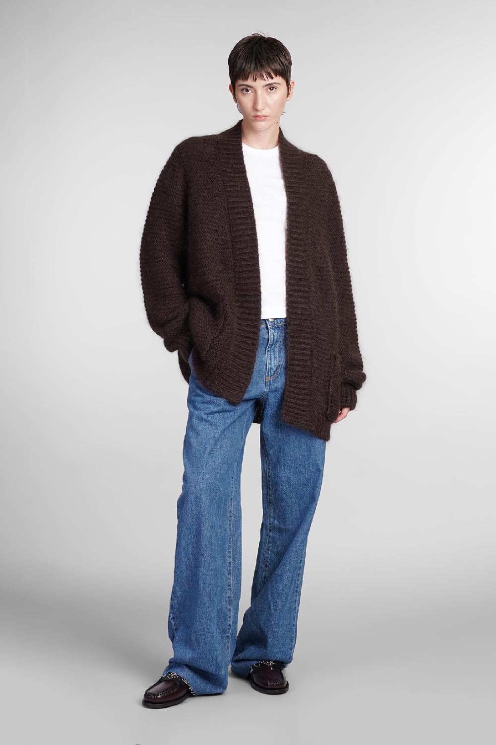 Deliberti MVP Wardrobe Cardigan Baima In Lana Marrone Cod. 409493 - Deliberti The Luxury Shopping