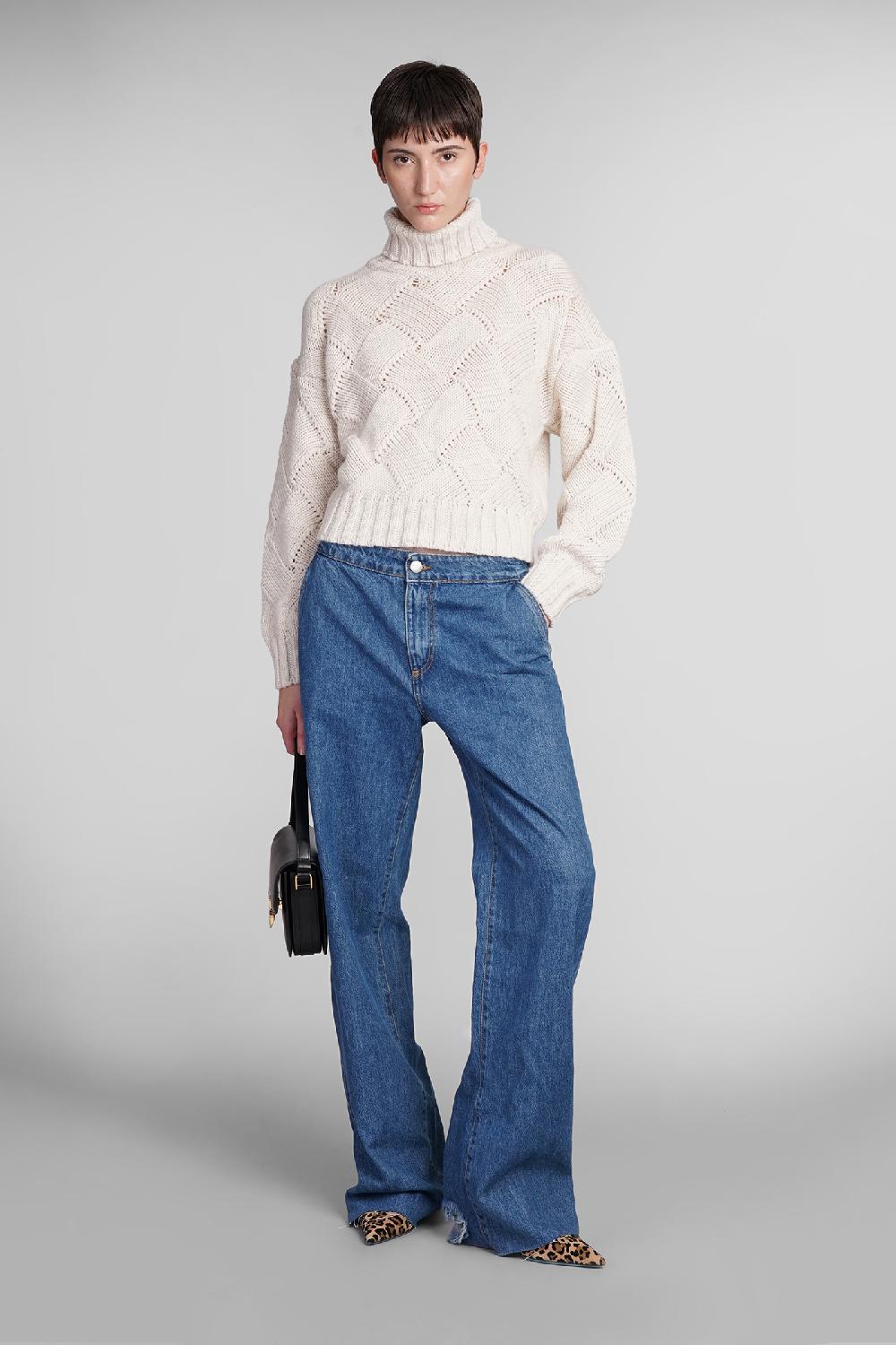 Deliberti MVP Wardrobe Maglia Trigger In Acrilico Beige Cod. 409485 - Deliberti The Luxury Shopping