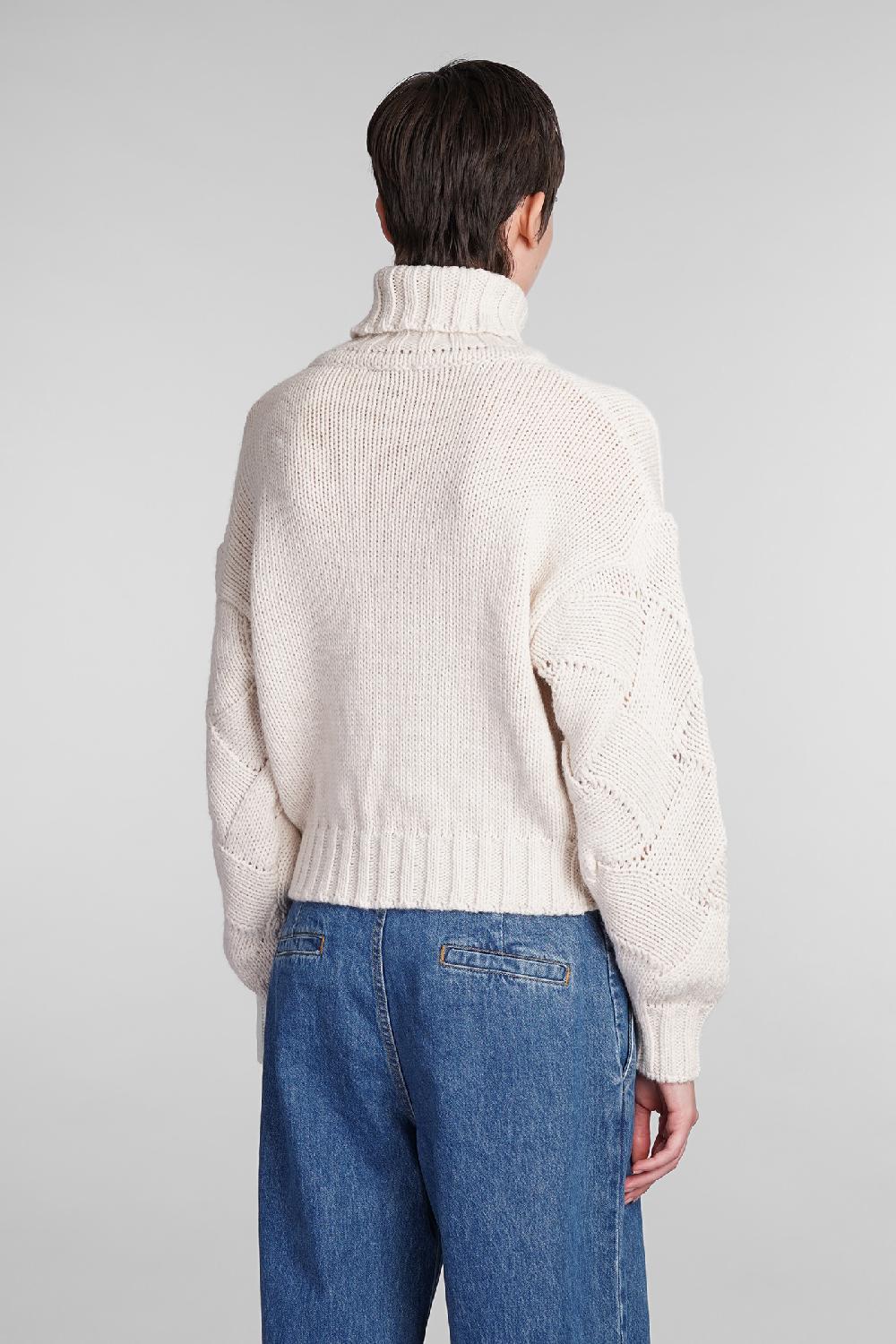 Deliberti MVP Wardrobe Maglia Trigger In Acrilico Beige Cod. 409485 - Deliberti The Luxury Shopping