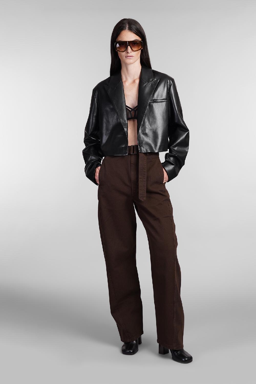 Deliberti Nanushka Blazer Aidula In Poliestere Nero Cod. 405380 - Deliberti The Luxury Shopping