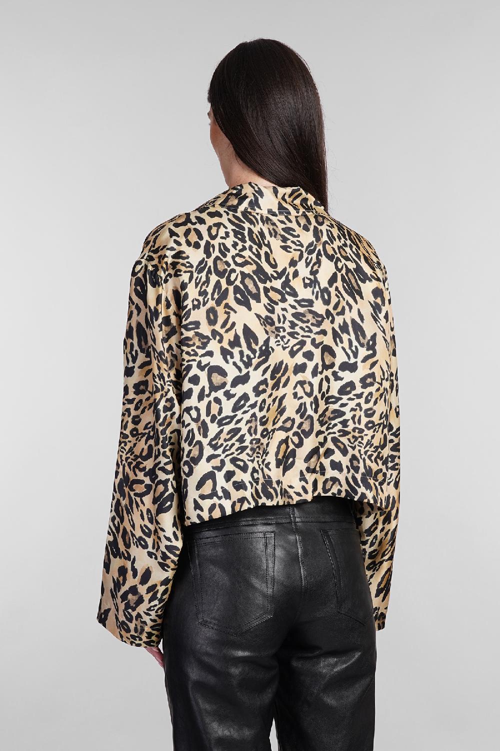 Deliberti Nanushka Camicia Vally In Seta Animalier Cod. 405383 - Deliberti The Luxury Shopping