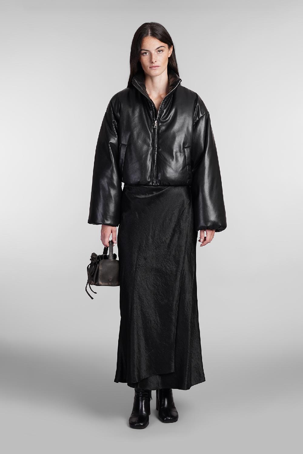 Deliberti Nanushka Piumino Lilima In Poliestere Nero Cod. 405381 - Deliberti The Luxury Shopping