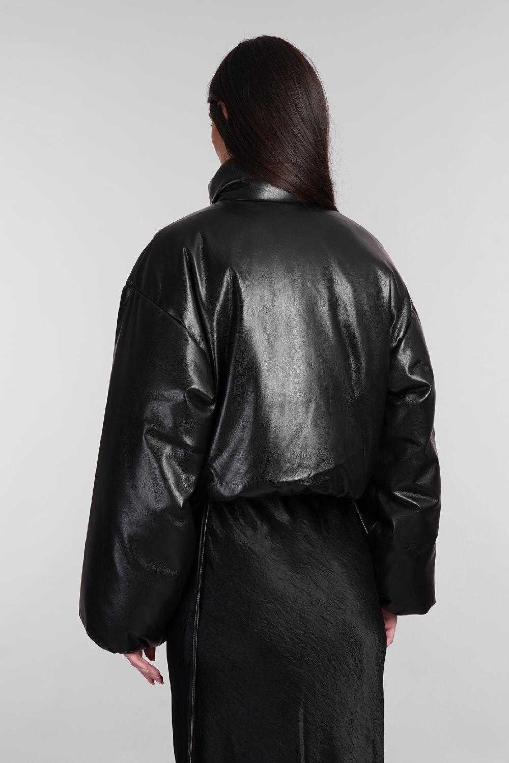 Deliberti Nanushka Piumino Lilima In Poliestere Nero Cod. 405381 - Deliberti The Luxury Shopping