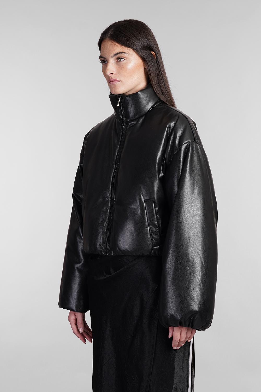 Deliberti Nanushka Piumino Lilima In Poliestere Nero Cod. 405381 - Deliberti The Luxury Shopping