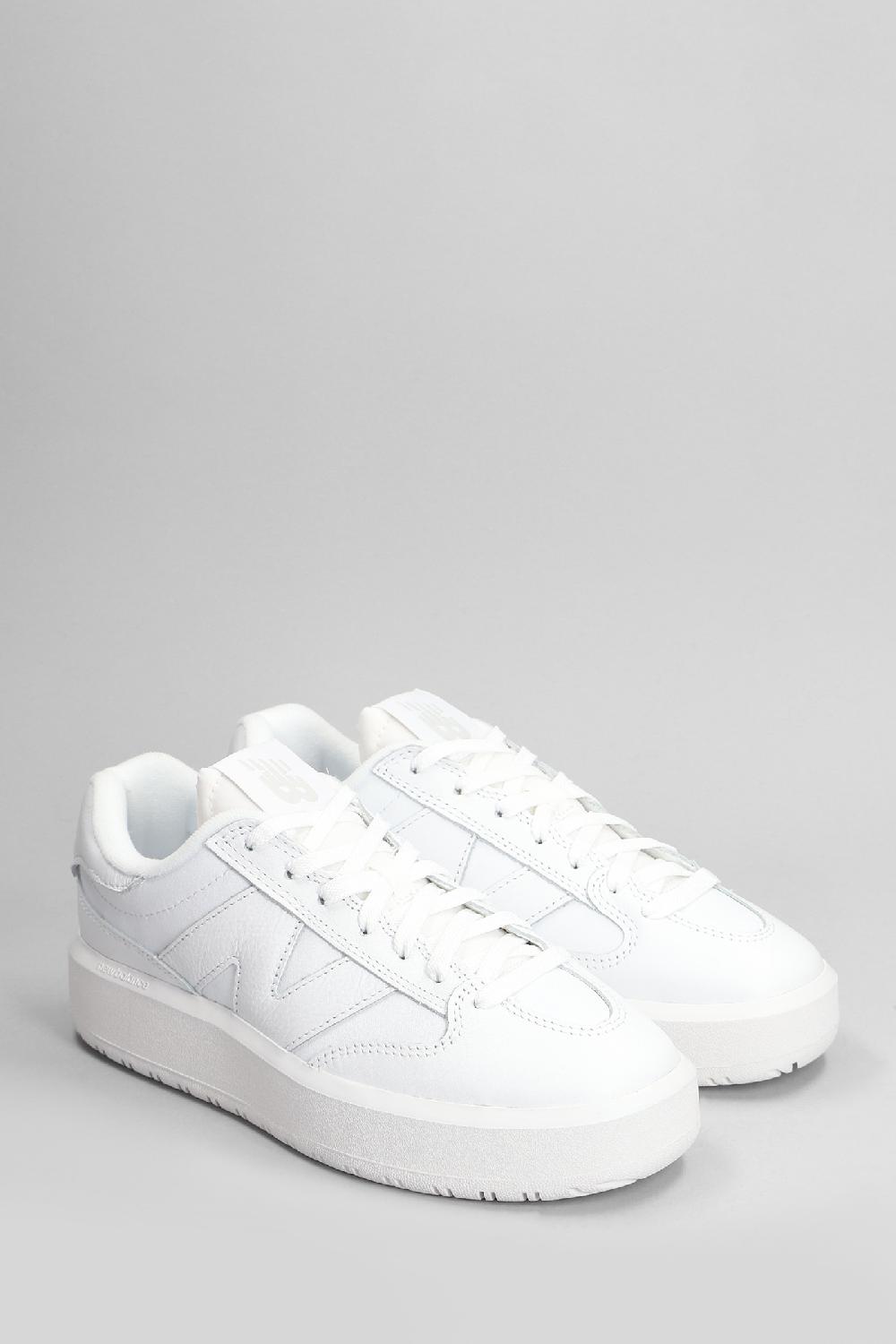Deliberti New Balance Sneakers 302 In Pelle Bianca Cod. 401026 - Deliberti The Luxury Shopping