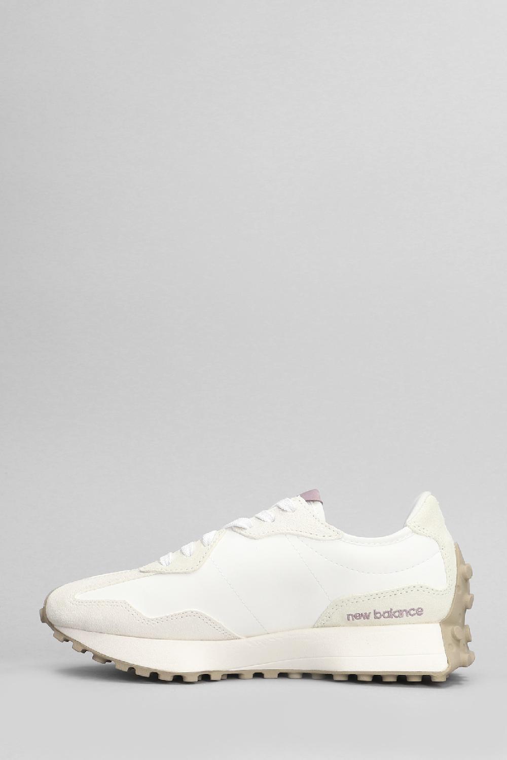 Deliberti New Balance Sneakers 327 In Camoscio E Tessuto Bianco Cod. 405721 - Deliberti The Luxury Shopping