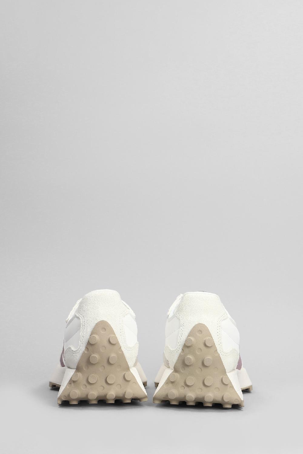 Deliberti New Balance Sneakers 327 In Camoscio E Tessuto Bianco Cod. 405721 - Deliberti The Luxury Shopping