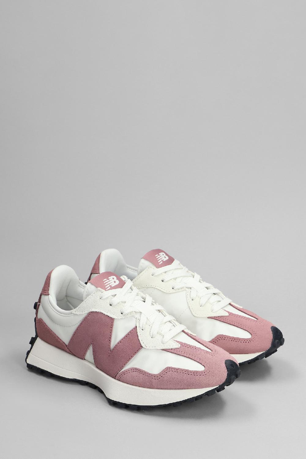 Deliberti New Balance Sneakers 327 In Camoscio E Tessuto Bianco Cod. 397920 - Deliberti The Luxury Shopping