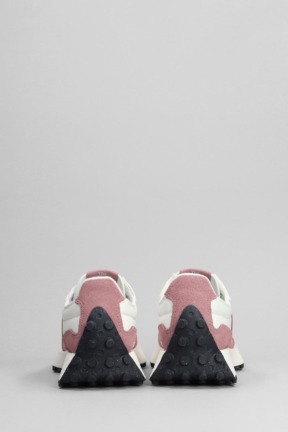 Deliberti New Balance Sneakers 327 In Camoscio E Tessuto Bianco Cod. 397920 - Deliberti The Luxury Shopping