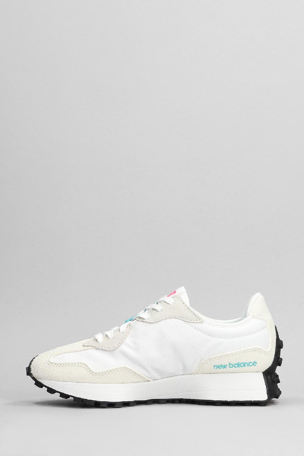 Deliberti New Balance Sneakers 327 In Camoscio E Tessuto Bianco Cod. 401024 - Deliberti The Luxury Shopping