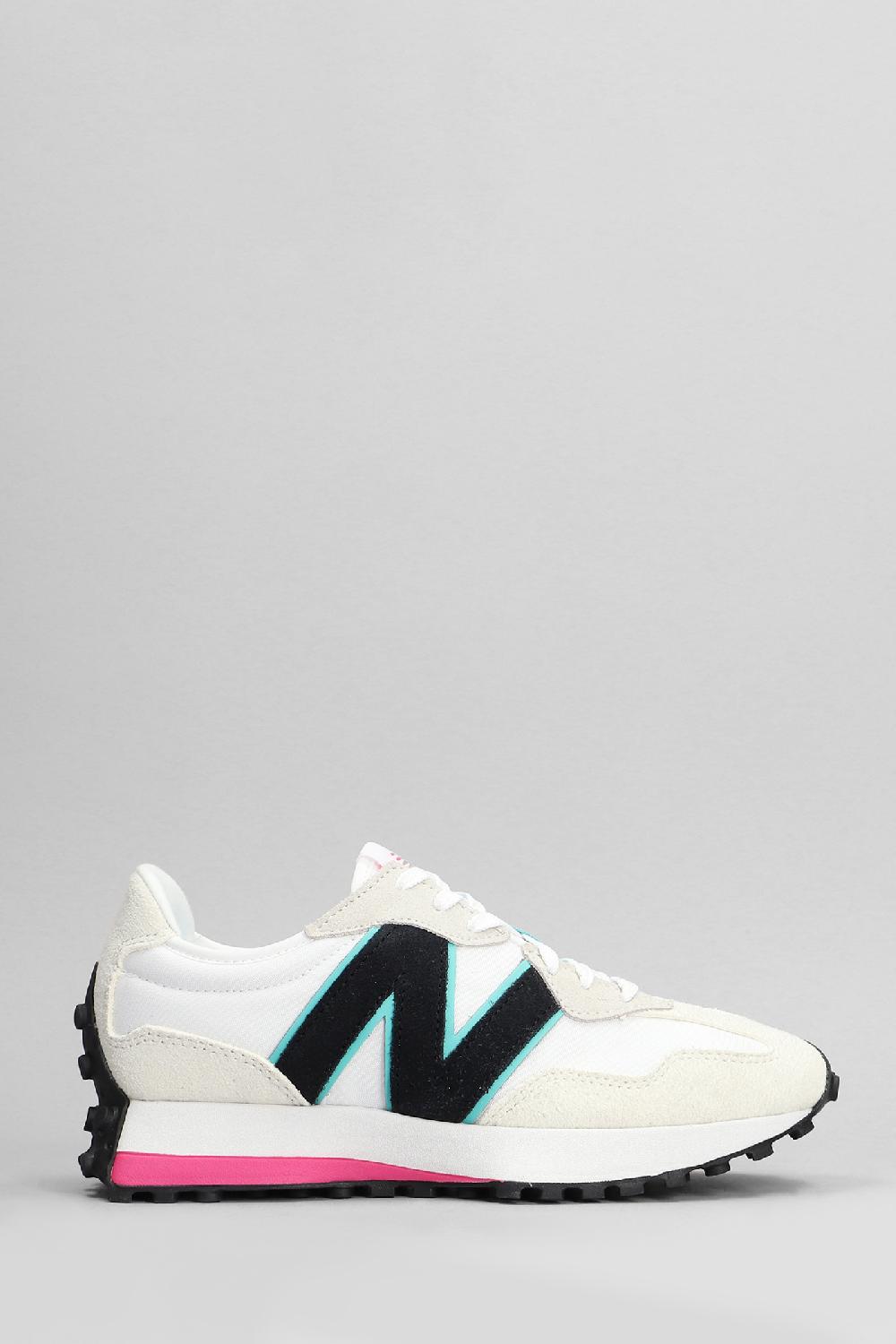 Deliberti New Balance Sneakers 327 in camoscio e tessuto bianco cod. 401024 - Deliberti The Luxury Shopping