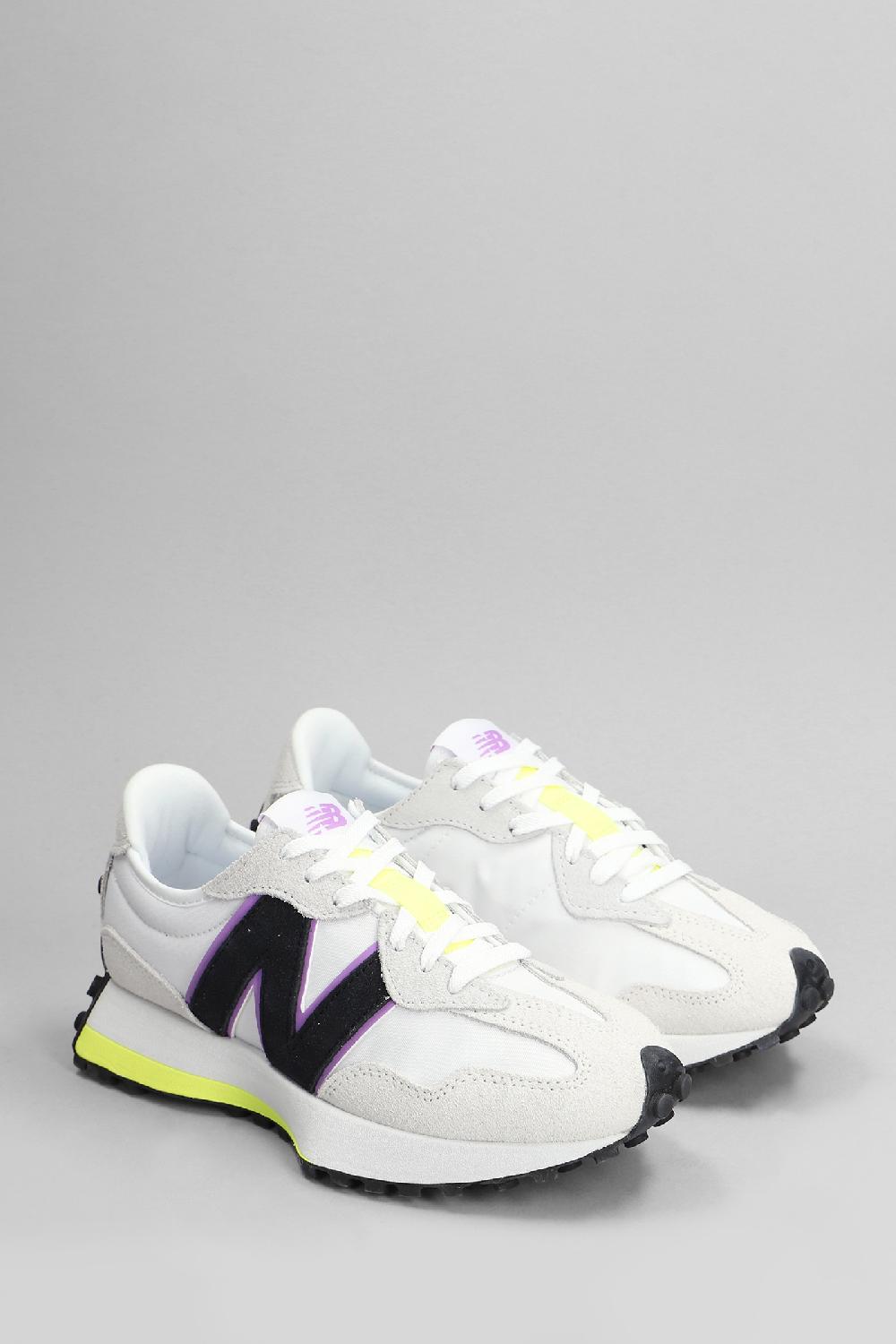 Deliberti New Balance Sneakers 327 In Camoscio E Tessuto Bianco Cod. 401025 - Deliberti The Luxury Shopping