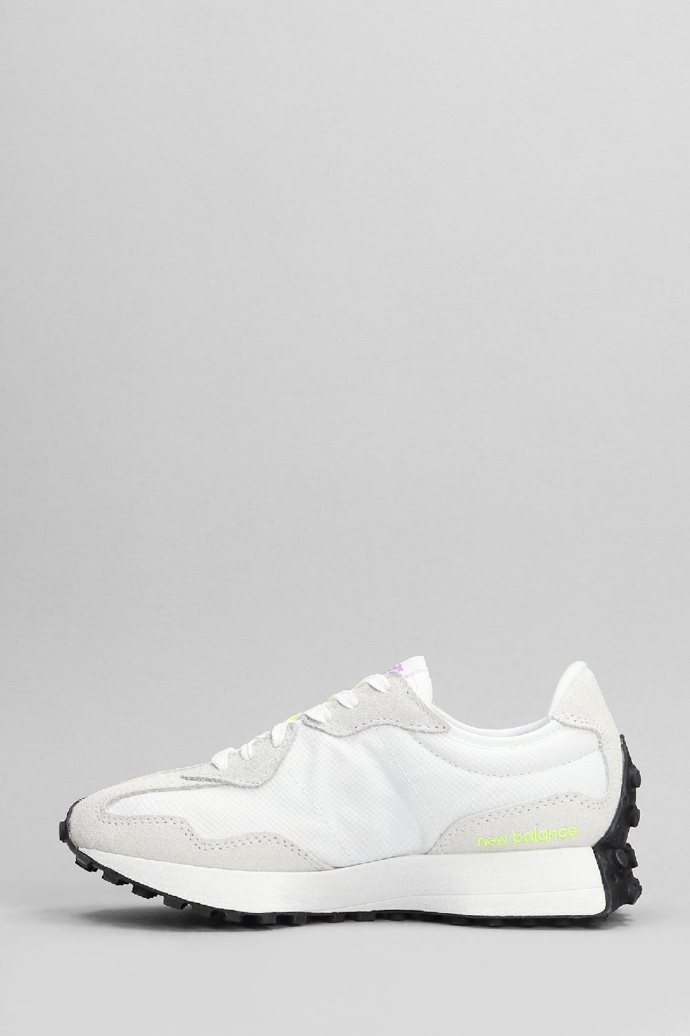 Deliberti New Balance Sneakers 327 In Camoscio E Tessuto Bianco Cod. 401025 - Deliberti The Luxury Shopping