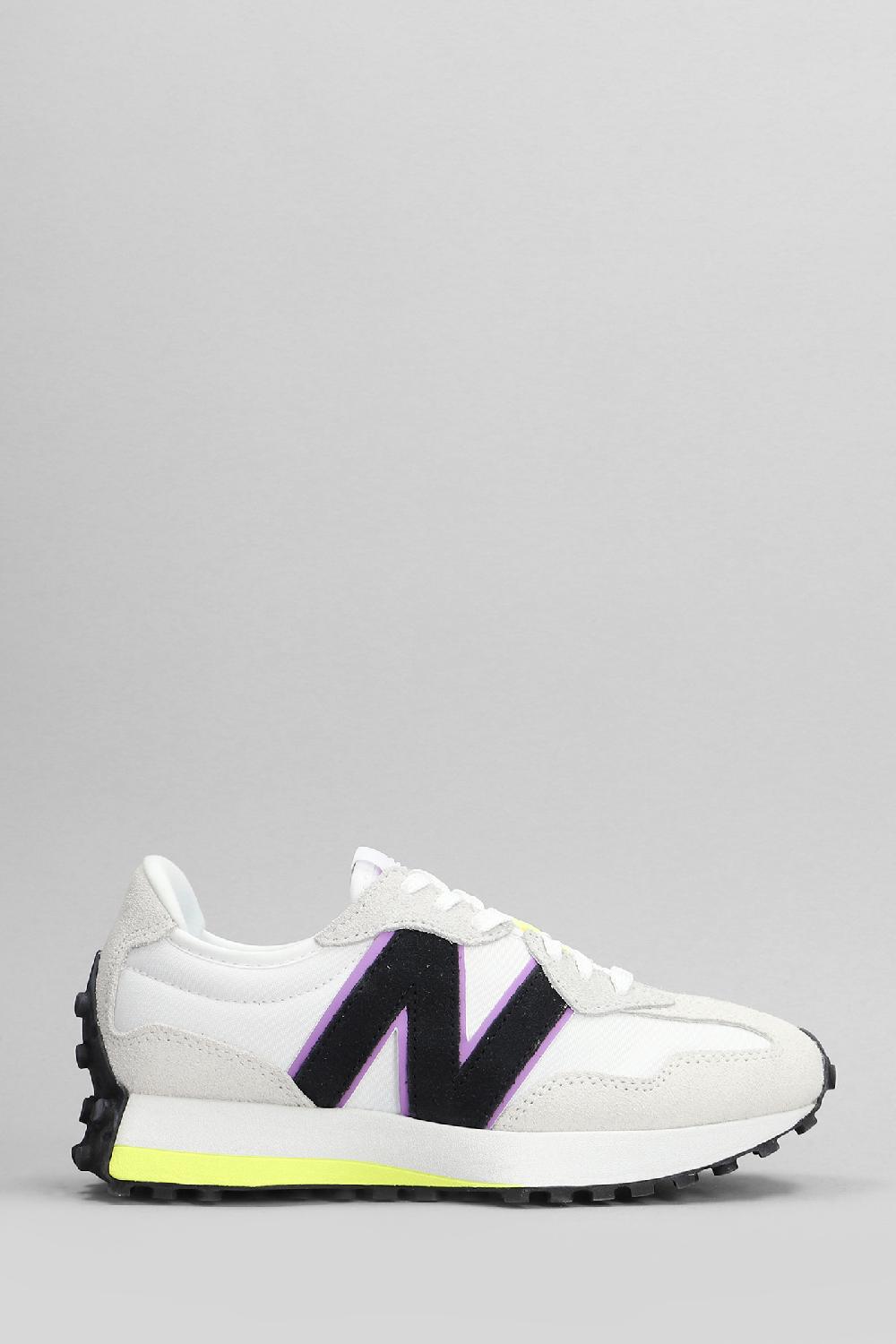Deliberti New Balance Sneakers 327 in camoscio e tessuto bianco cod. 401025 - Deliberti The Luxury Shopping