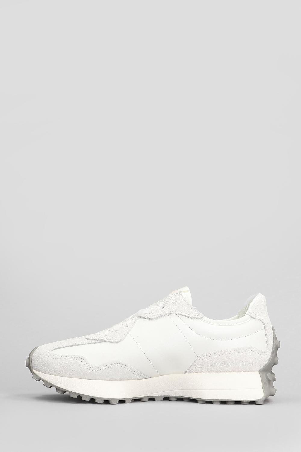 Deliberti New Balance Sneakers 327 In Pelle E Camoscio Bianco Cod. 409789 - Deliberti The Luxury Shopping