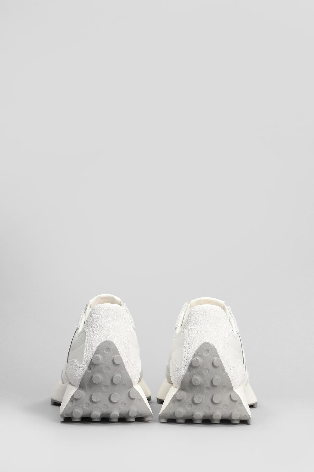 Deliberti New Balance Sneakers 327 In Pelle E Camoscio Bianco Cod. 409789 - Deliberti The Luxury Shopping