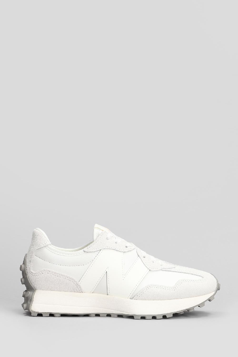 Deliberti New Balance Sneakers 327 in pelle e camoscio bianco cod. 409789 - Deliberti The Luxury Shopping