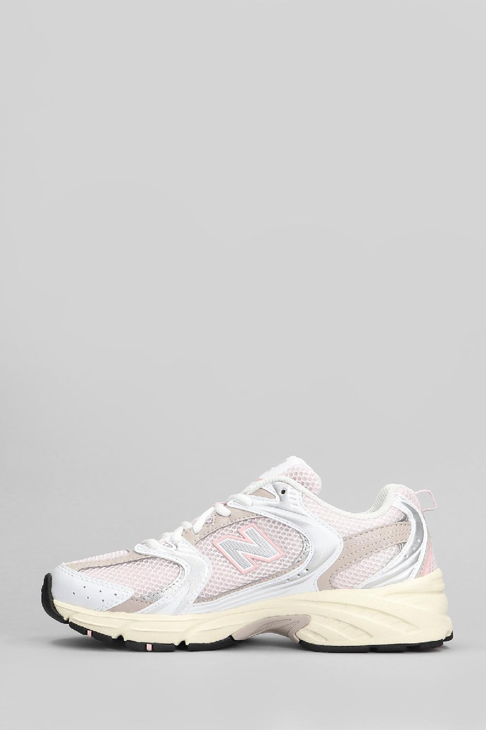 Deliberti New Balance Sneakers 530 In Camoscio E Tessuto Bianco Cod. 409788 - Deliberti The Luxury Shopping