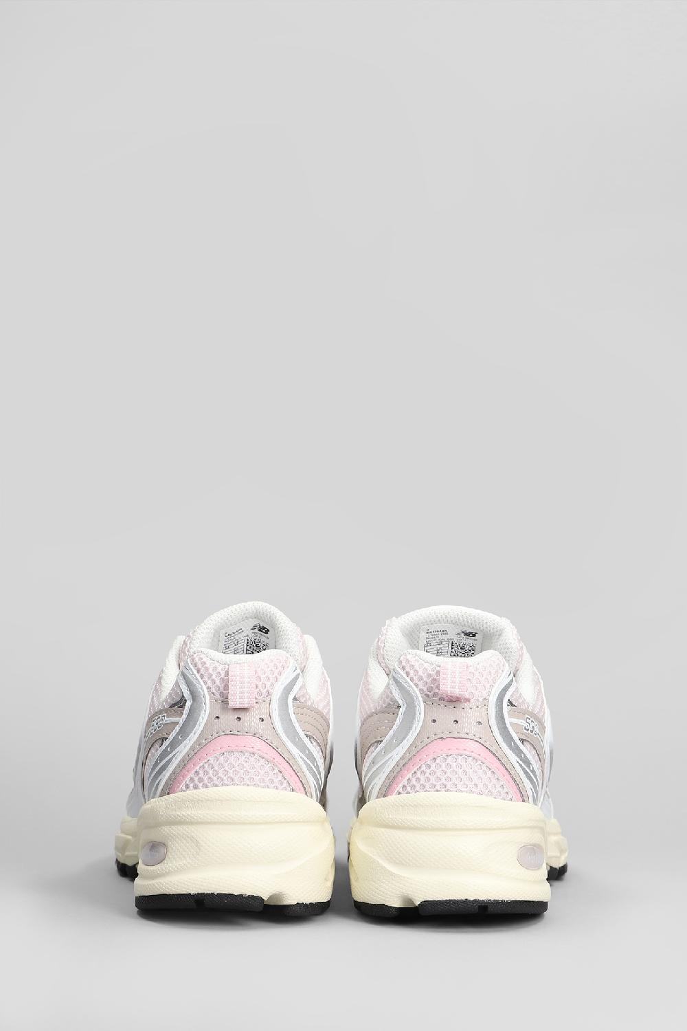 Deliberti New Balance Sneakers 530 In Camoscio E Tessuto Bianco Cod. 409788 - Deliberti The Luxury Shopping