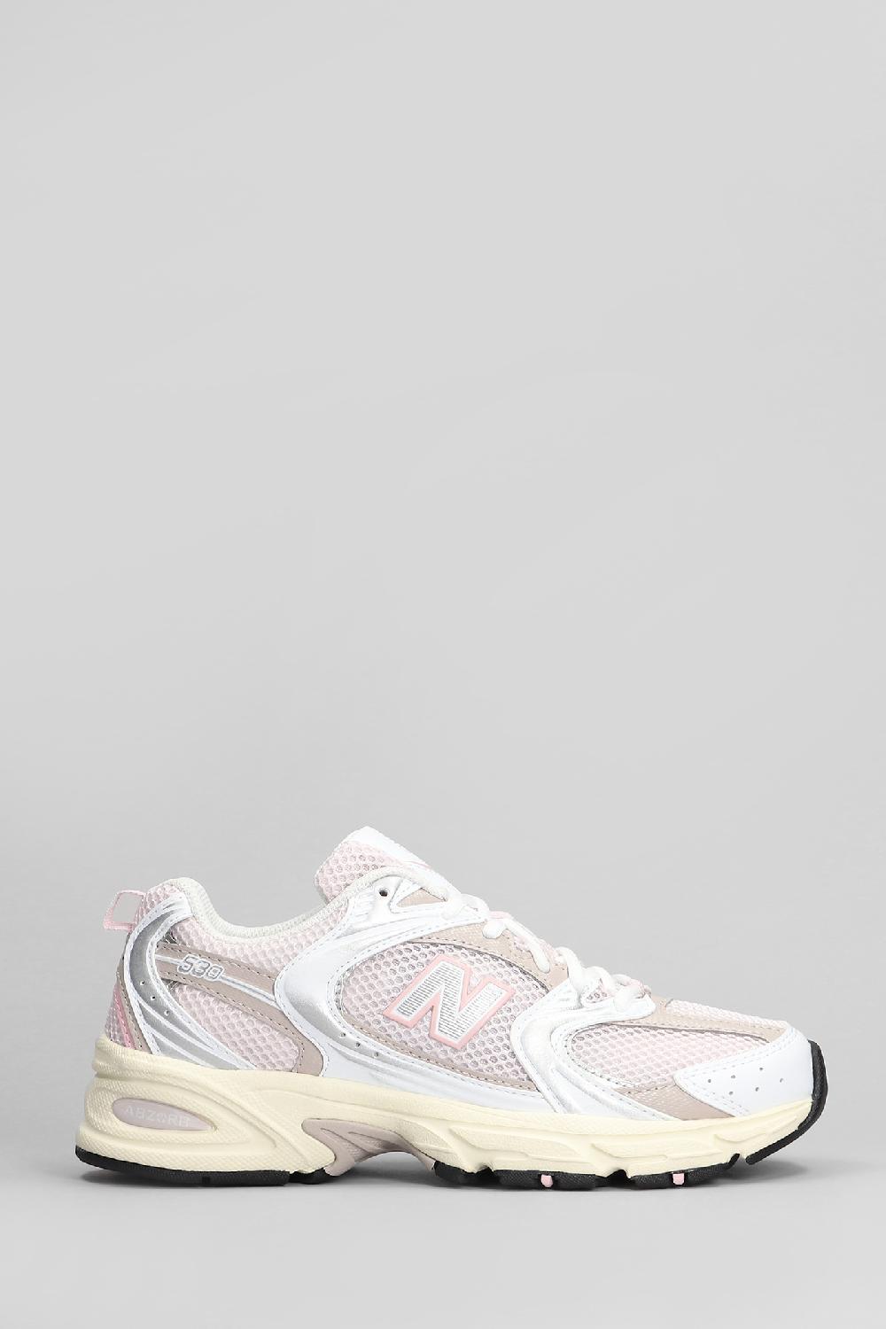 Deliberti New Balance Sneakers 530 in camoscio e tessuto bianco cod. 409788 - Deliberti The Luxury Shopping