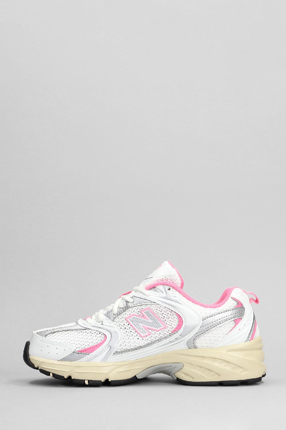 Deliberti New Balance Sneakers 530 In Pelle E Tessuto Bianco Cod. 394739 - Deliberti The Luxury Shopping