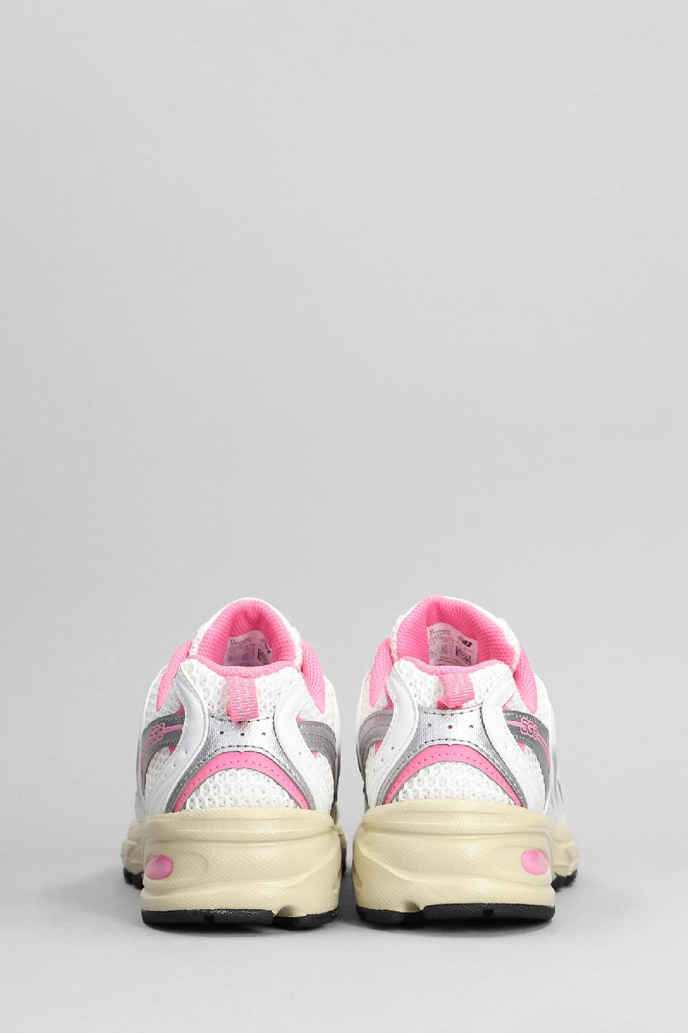 Deliberti New Balance Sneakers 530 In Pelle E Tessuto Bianco Cod. 394739 - Deliberti The Luxury Shopping