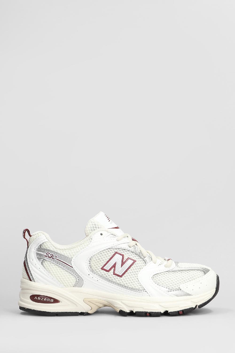 Deliberti New Balance Sneakers 530 in pelle e tessuto bianco cod. 407570 - Deliberti The Luxury Shopping