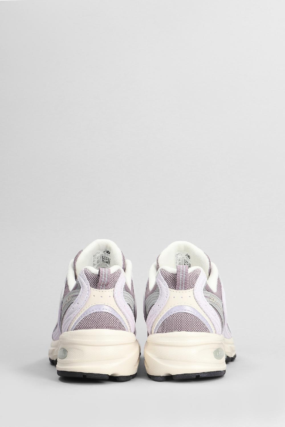 Deliberti New Balance Sneakers 530 In Pelle E Tessuto Viola Cod. 407571 - Deliberti The Luxury Shopping