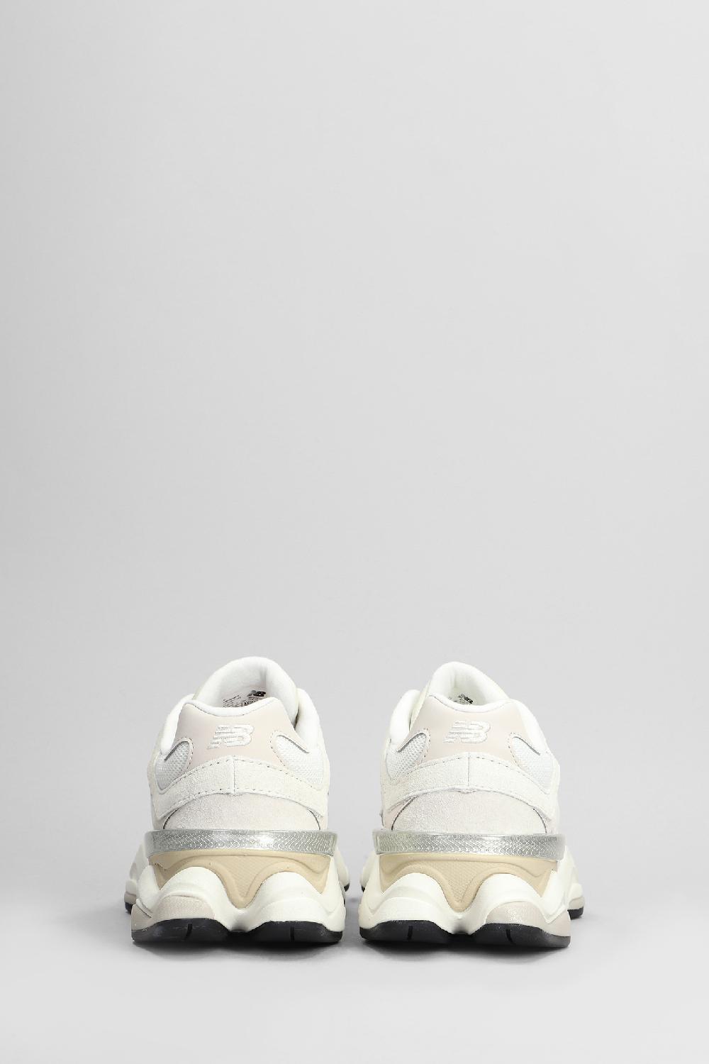 Deliberti New Balance Sneakers 9060 In Camoscio E Tessuto Bianco Cod. 405714 - Deliberti The Luxury Shopping