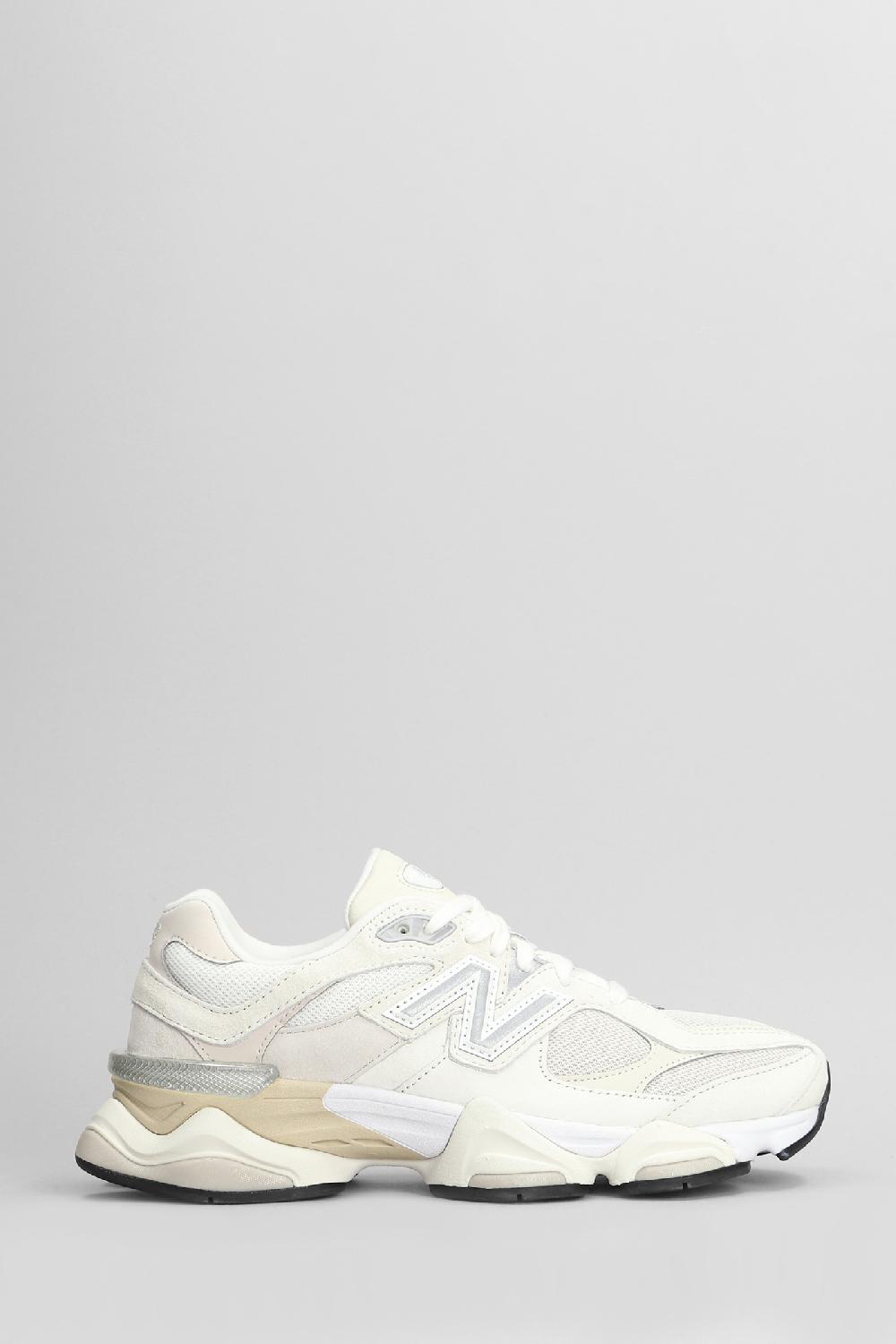 Deliberti New Balance Sneakers 9060 in camoscio e tessuto bianco cod. 405714 - Deliberti The Luxury Shopping